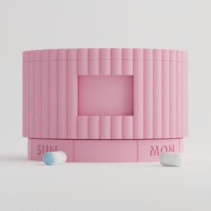 Pink Hanami — Pillenorganizer für 7 Tage